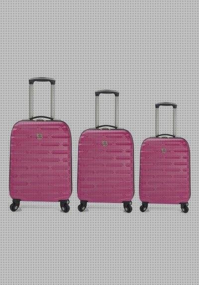 Review de maleta barata grande rígida new benzi rosa