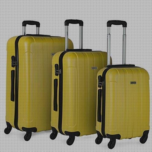 Las mejores viajes maleta de viajes amarilla