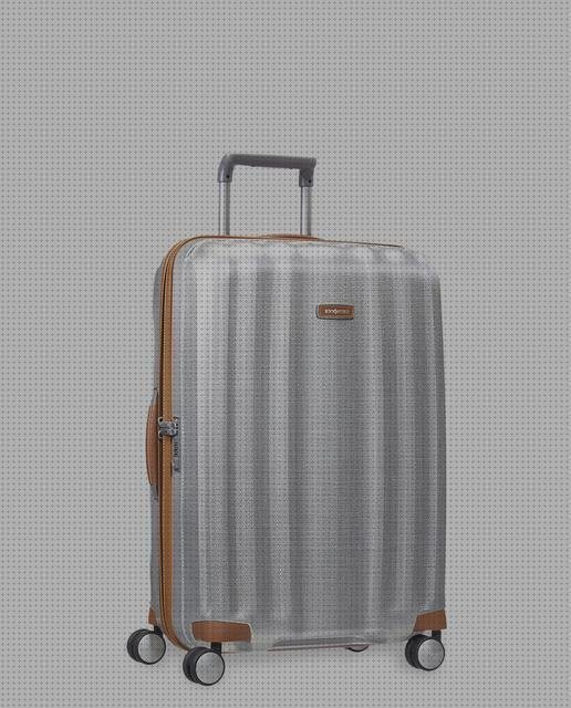 Las mejores marcas de colores grandes maletas maleta grande color plata