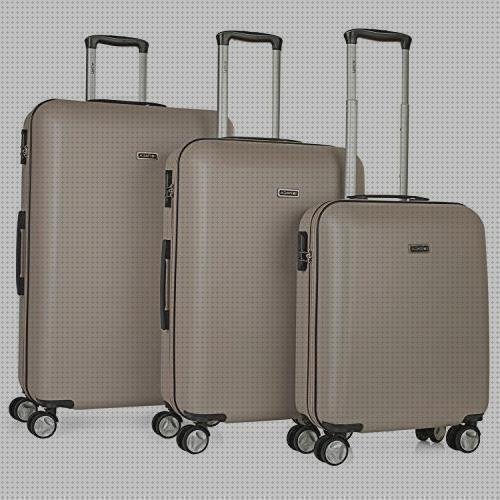 Las mejores abs maleta viaje abs cabina color gris marca desconocida