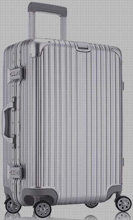 Las mejores maletas de viaje color plata